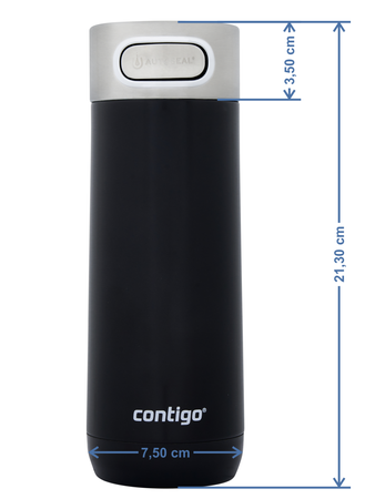 Termo cafe Contigo Luxe 470 ml - Plata