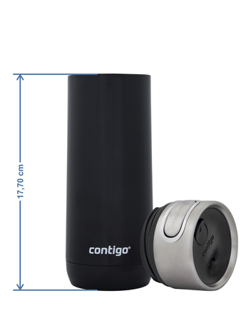 Termo cafe Contigo Luxe 470 ml - Plata